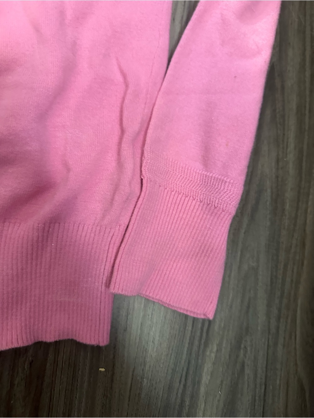 Diesel Men's V-Neck Sweater in Bright Pink - Picture 6 of 10